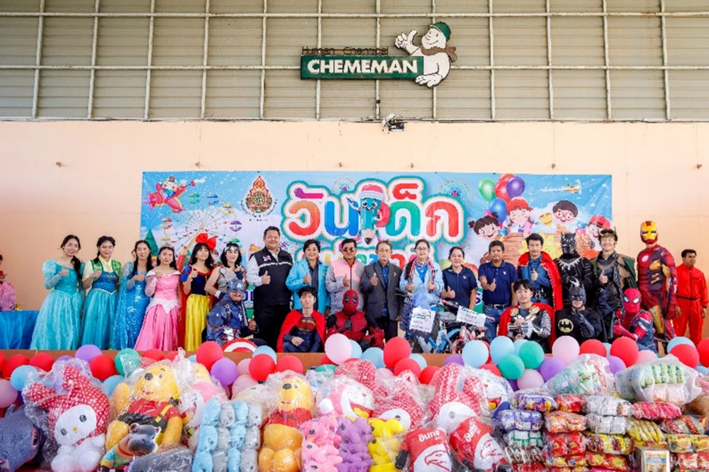 CMAN DMAN, volunteers from Chememan Public Company Limited, delivered happiness under the theme "CMAN HERO" to students in the areas of Kangkoi District and Phra Phutthabat District in Saraburi Province on the occasion of National Children's Day 2025.